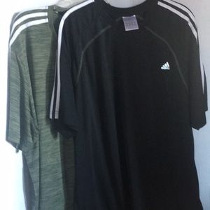 Adidas Athletic Shirt Bundle 2XL GREEN / Black